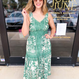 The Madrid Midi Dress-500 Midi-ENTRO-July & June Women's Fashion Boutique Located in San Antonio, Texas