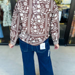 The Wrenlee Blouse - Chocolate Brown-200 Fashion Blouses-POLOGRAM-July & June Women's Fashion Boutique Located in San Antonio, Texas