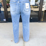 Vervet- Mid Rise Tummy Control Slim Wide Leg Jeans-VEVERT BY FLYING MONKEY-July & June Women's Fashion Boutique Located in San Antonio, Texas