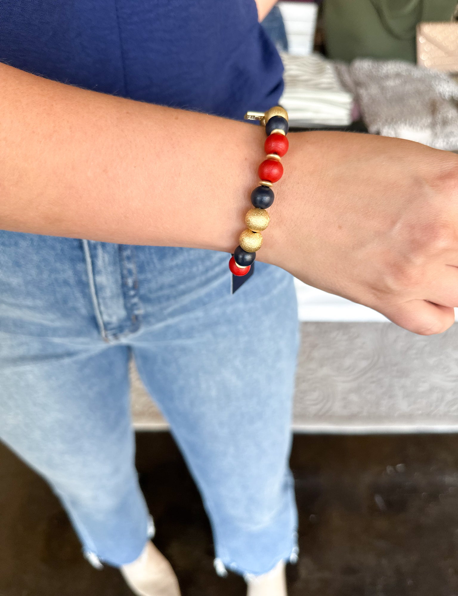 Michelle McDowell - Nori Bracelet - Red & Blue-110 Jewelry & Hair-Michelle McDowell-July & June Women's Fashion Boutique Located in San Antonio, Texas