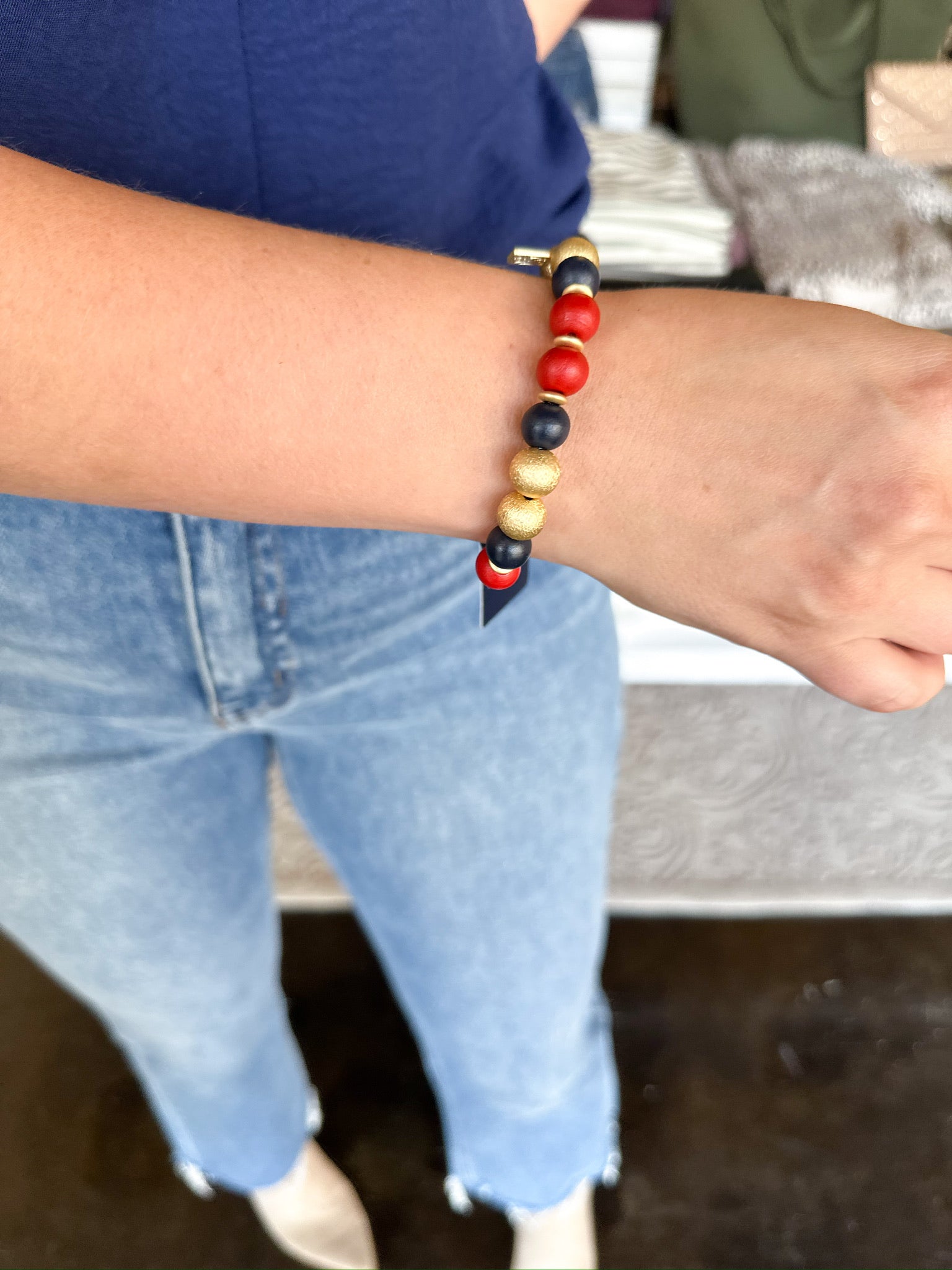 Michelle McDowell - Nori Bracelet - Red & Blue-110 Jewelry & Hair-Michelle McDowell-July & June Women's Fashion Boutique Located in San Antonio, Texas