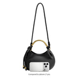 Dottie Gold Top Handle Bag - Black-130 Accessories-MELIE BIANCO-July & June Women's Fashion Boutique Located in San Antonio, Texas