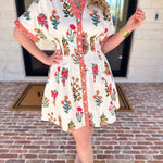 THML - The Elle Floral Mini Dress-510 Mini-THML-July & June Women's Fashion Boutique Located in San Antonio, Texas