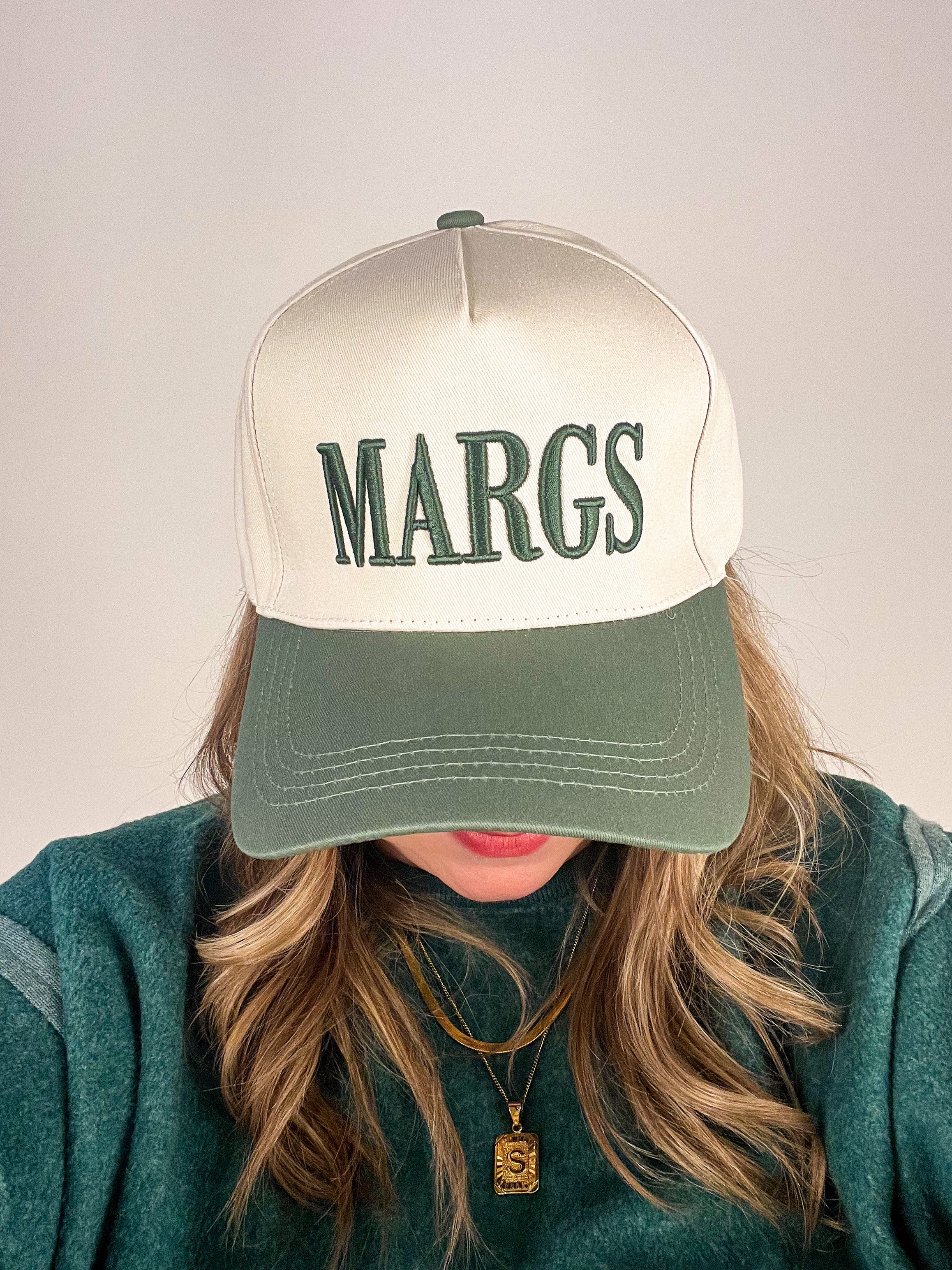 Margs Trucker Hat - Dark Forrest-130 ACCESSORIES-ZENANA-July & June Women's Fashion Boutique Located in San Antonio, Texas