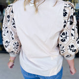 The Lucy Blouse - Ecru-200 Fashion Blouses-ENTRO-July & June Women's Fashion Boutique Located in San Antonio, Texas