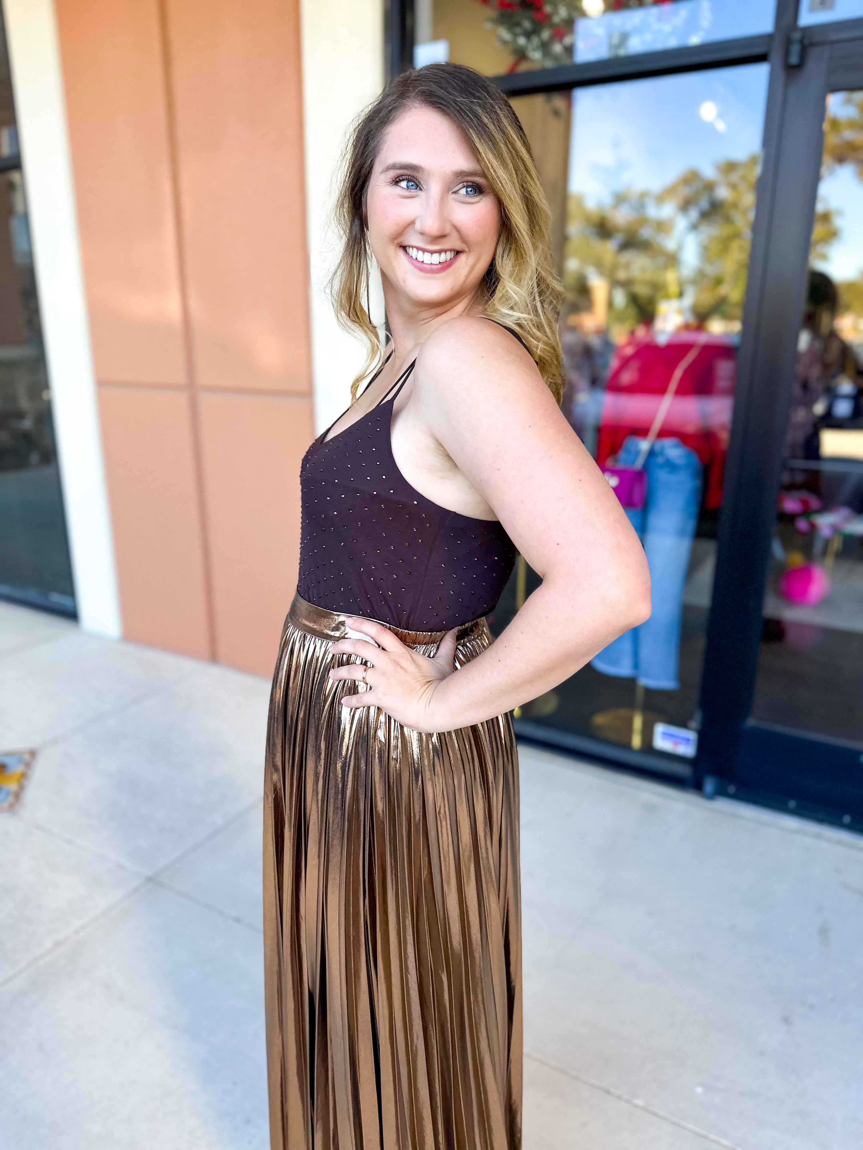 Elevated Everyday Cami - Chocolate-200 Fashion Blouses-SKIES ARE BLUE-July & June Women's Fashion Boutique Located in San Antonio, Texas