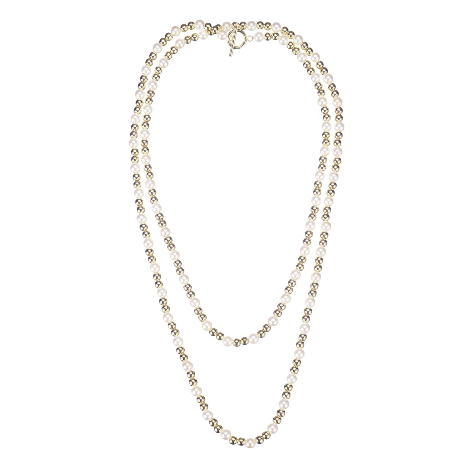 Natalie Wood - Adorned Pearl Necklace-120 Jewelry & Hair-Natalie Wood-July & June Women's Fashion Boutique Located in San Antonio, Texas
