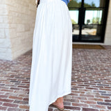 Closet Staple White Midi Skirt-410 Shorts/Skirts-STYLE USA-July & June Women's Fashion Boutique Located in San Antonio, Texas