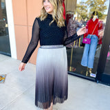 Ombre Midi Skirt-410 Shorts/Skirts-FATE-July & June Women's Fashion Boutique Located in San Antonio, Texas