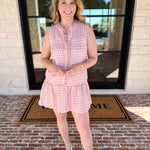 Pink Prep Mini Dress-510 Mini-TCEC-July & June Women's Fashion Boutique Located in San Antonio, Texas