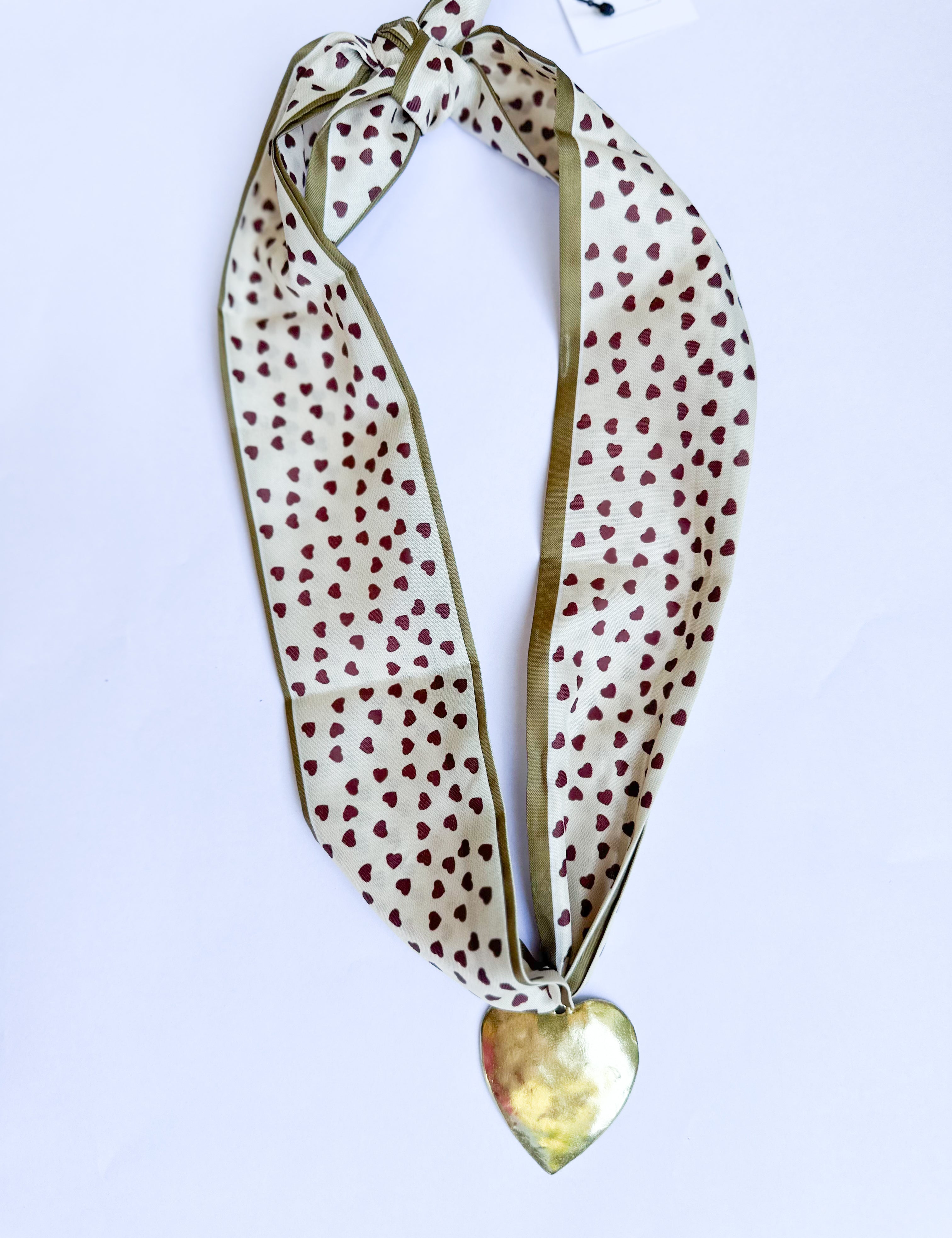 Scarf Necklace - The Heart Lover-110 Jewelry & Hair-HART DESIGNS-July & June Women's Fashion Boutique Located in San Antonio, Texas