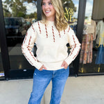 THML - Threaded Oat Sweater-230 Sweaters/Cardis-THML-July & June Women's Fashion Boutique Located in San Antonio, Texas