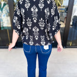 The Frankie Blouse - Black-200 Fashion Blouses-ENTRO-July & June Women's Fashion Boutique Located in San Antonio, Texas