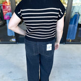 Pink Friday Doorbuster - Mock Neck Knit Sweater Top - Black - ONLINE-PINK FRIDAY DOORBUSTERS-BLU PEPPER-July & June Women's Fashion Boutique Located in San Antonio, Texas