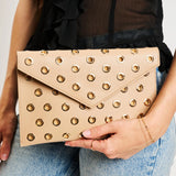 Ramona Gromet Crossbody Bag - Nude-130 ACCESSORIES-Moda Luxe-July & June Women's Fashion Boutique Located in San Antonio, Texas