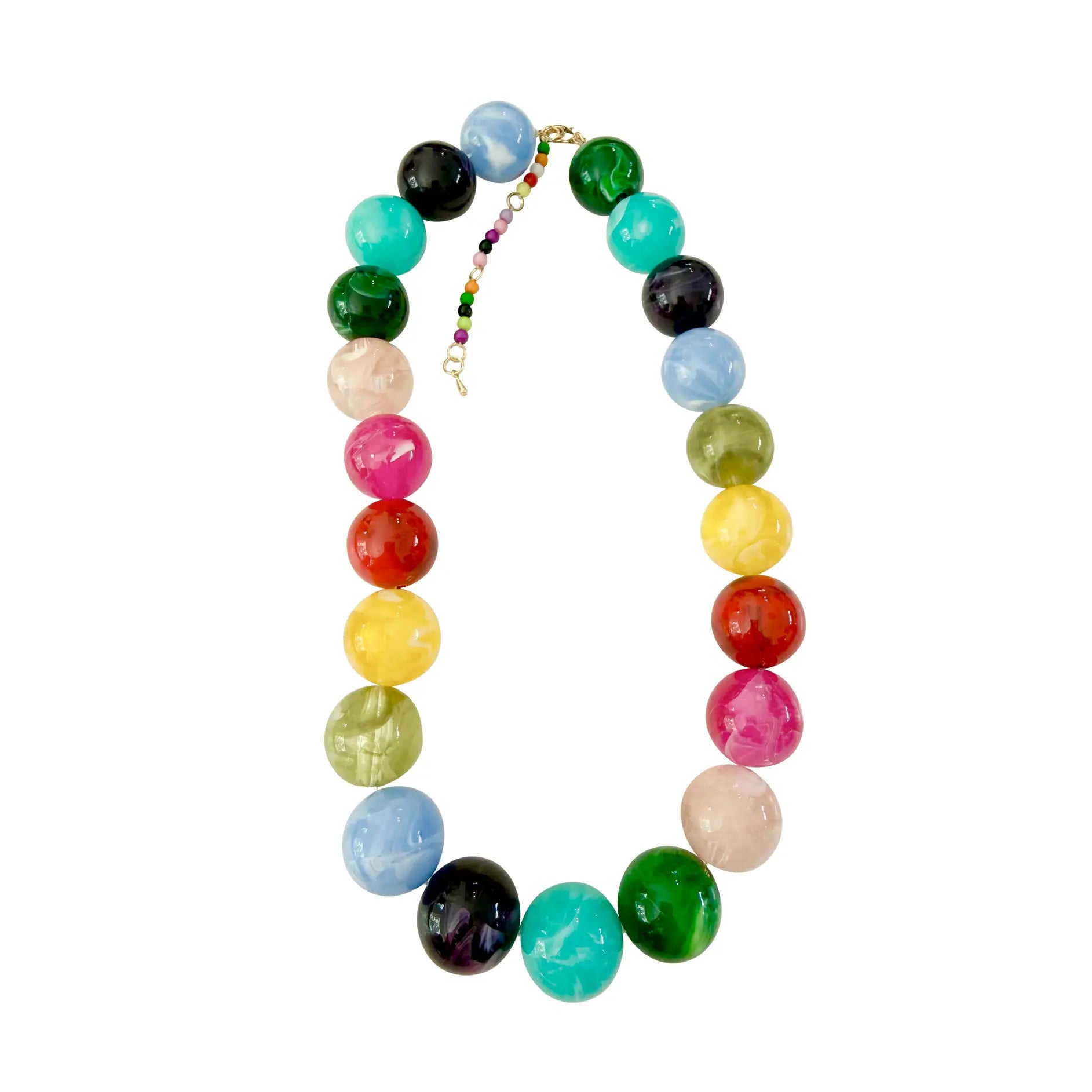 The Cece Beaded Necklace - Multi-110 Jewelry & Hair-Gemelli-July & June Women's Fashion Boutique Located in San Antonio, Texas