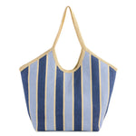 Capri Tote Bag - Navy-130 ACCESSORIES-SHIRALEAH-July & June Women's Fashion Boutique Located in San Antonio, Texas