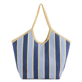 Capri Tote Bag - Navy-130 ACCESSORIES-SHIRALEAH-July & June Women's Fashion Boutique Located in San Antonio, Texas