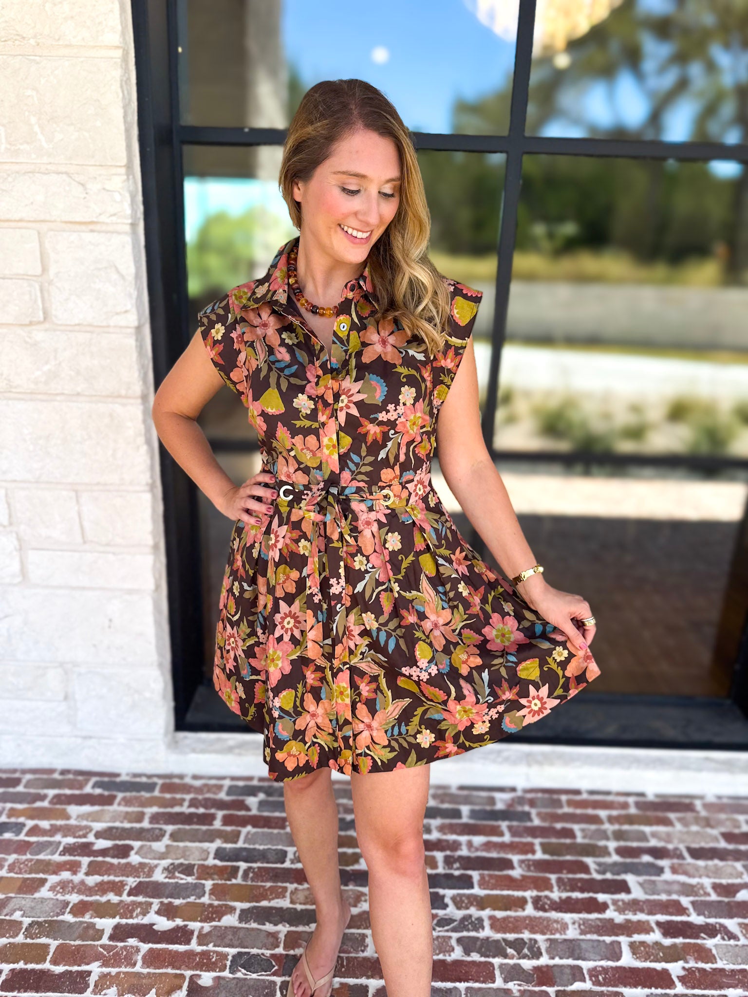 Freshly Picked Florals Mini Dress-510 Mini-ENTRO-July & June Women's Fashion Boutique Located in San Antonio, Texas