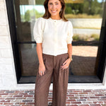 Lightweight Cream Cardigan Top-230 Sweaters/Cardis-DOUBLE ZERO-July & June Women's Fashion Boutique Located in San Antonio, Texas