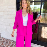 Spring It Girl Trouser - Hot Pink-400 Pants-SKIES ARE BLUE-July & June Women's Fashion Boutique Located in San Antonio, Texas