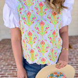 Spring Celebration Blouse - Ivory-200 Fashion Blouses-JODIFL-July & June Women's Fashion Boutique Located in San Antonio, Texas