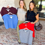 Short Sleeve Everyday Cardigan - Black-230 Sweaters/Cardis-DOUBLE ZERO-July & June Women's Fashion Boutique Located in San Antonio, Texas