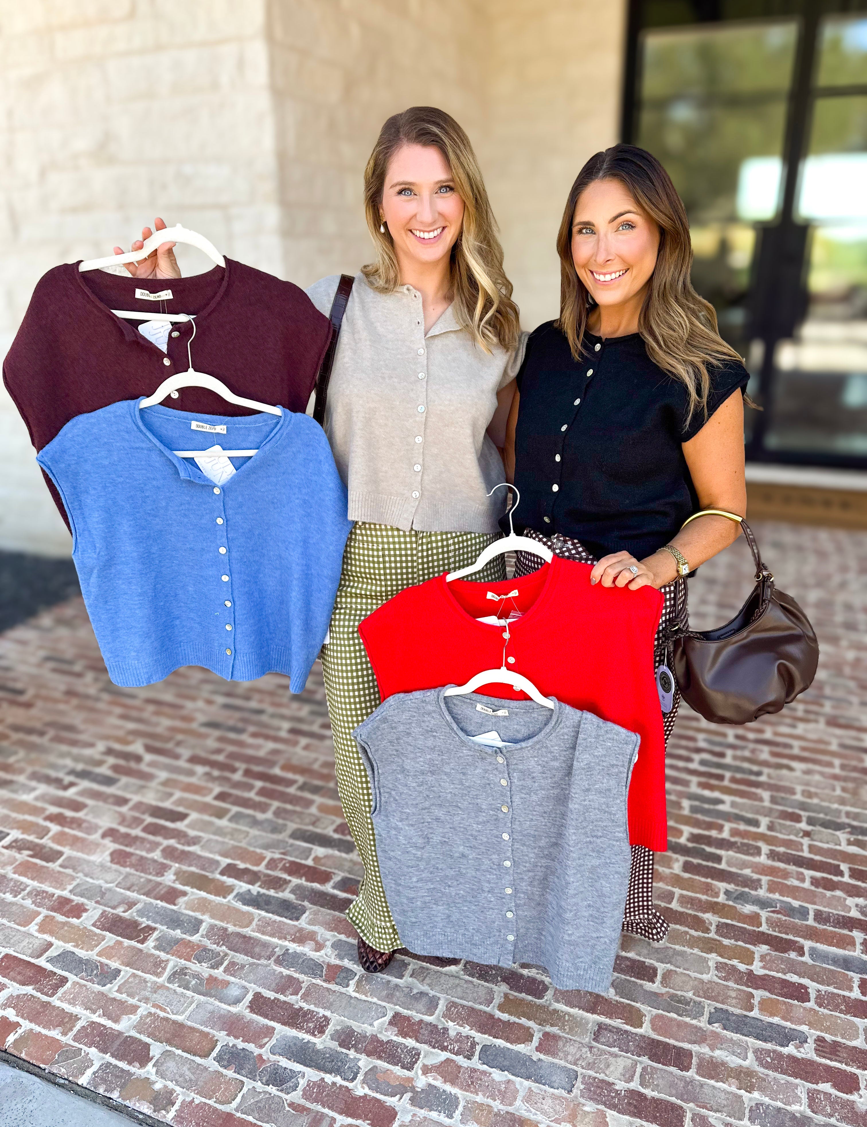 Short Sleeve Everyday Cardigan - Black-230 Sweaters/Cardis-DOUBLE ZERO-July & June Women's Fashion Boutique Located in San Antonio, Texas