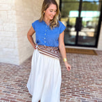Closet Staple White Midi Skirt-410 Shorts/Skirts-STYLE USA-July & June Women's Fashion Boutique Located in San Antonio, Texas