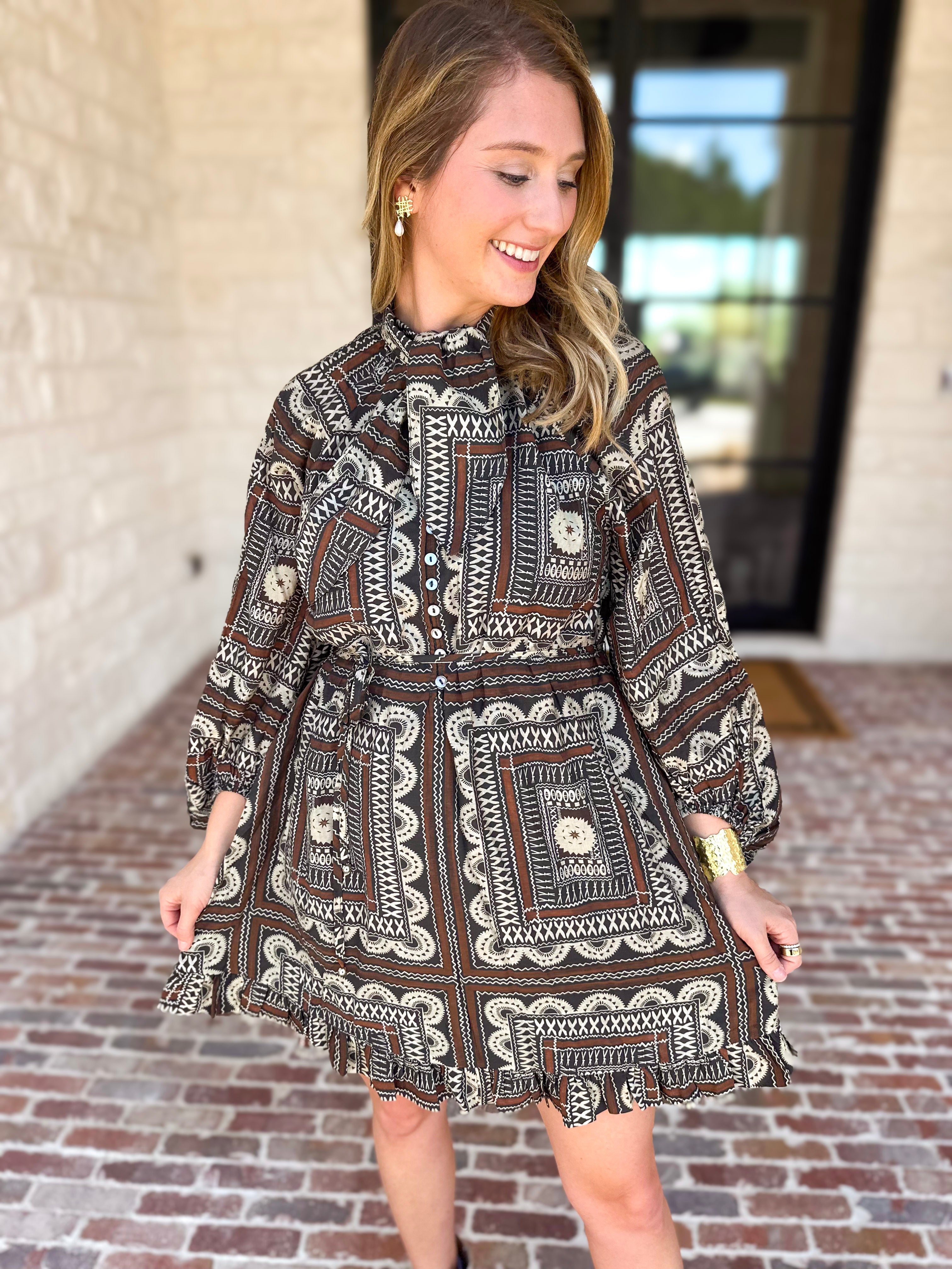 The Evening Stroll Mini Dress-510 Mini-ENTRO-July & June Women's Fashion Boutique Located in San Antonio, Texas