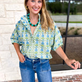 Fresh Air Floral Blouse-200 Fashion Blouses-ENTRO-July & June Women's Fashion Boutique Located in San Antonio, Texas