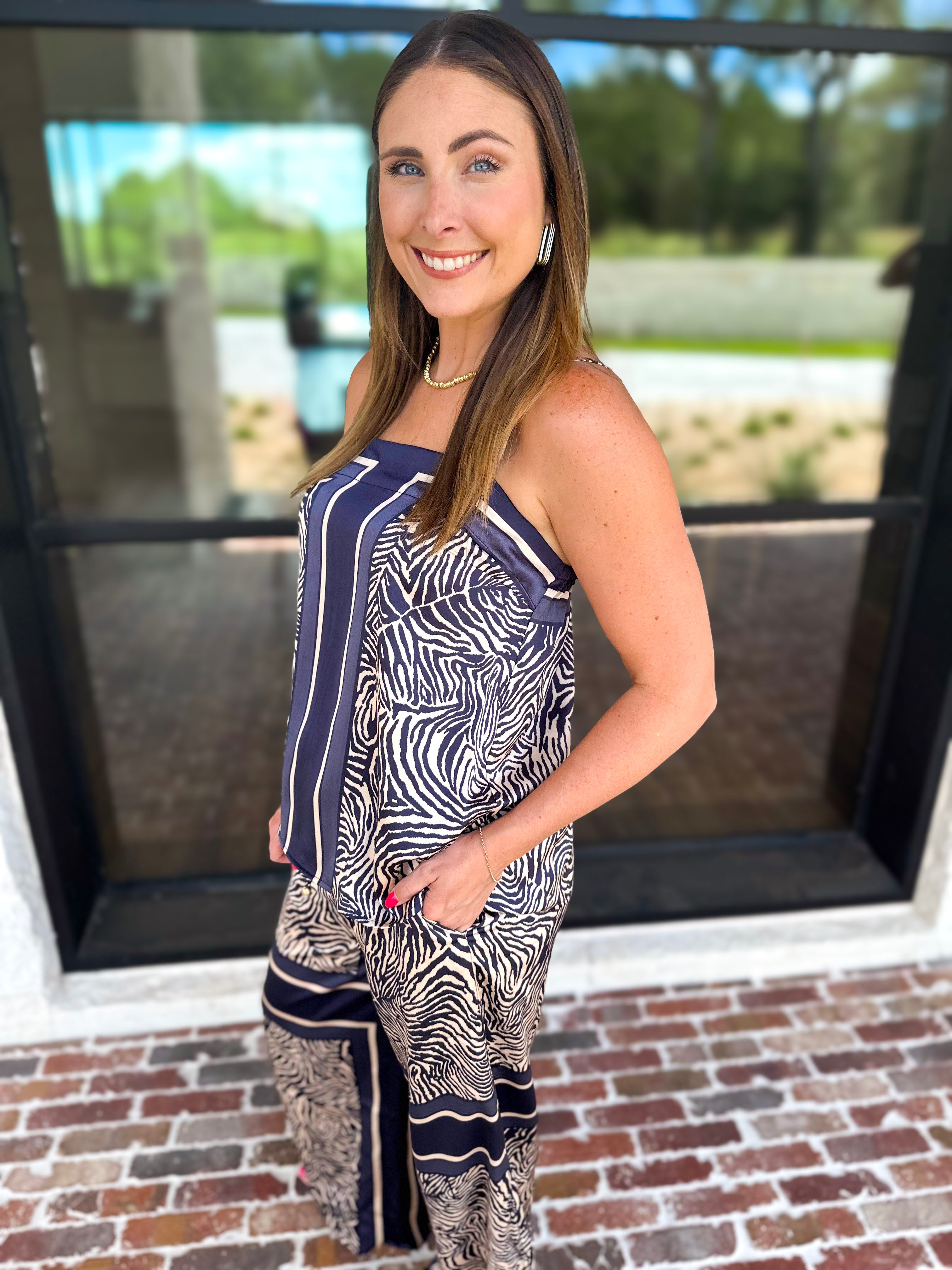 The Naples Satin Set - Navy-500 Midi-ENTRO-July & June Women's Fashion Boutique Located in San Antonio, Texas