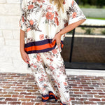 Soft Florals Pant Set-500 Midi-ENTRO-July & June Women's Fashion Boutique Located in San Antonio, Texas
