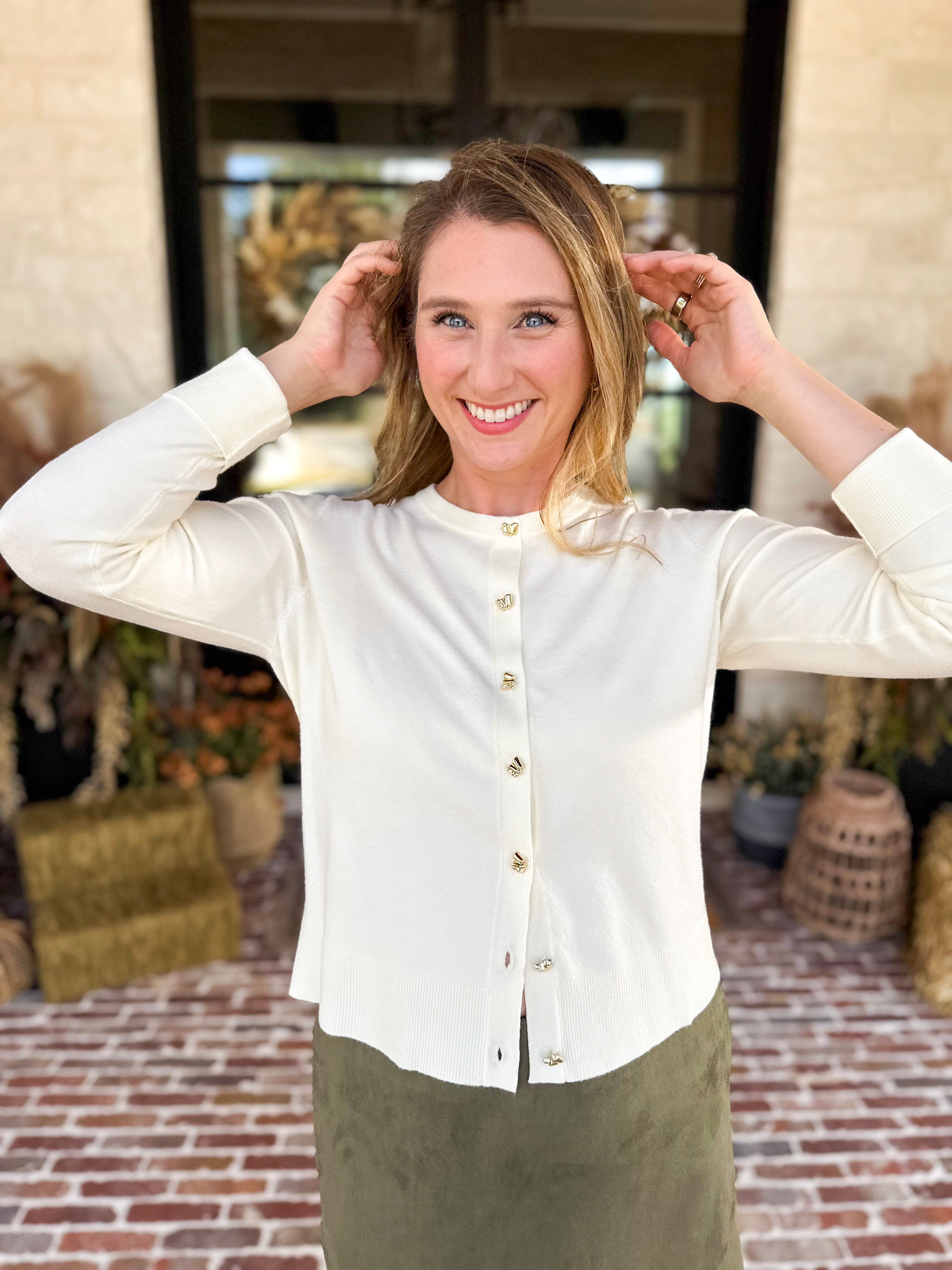 The Forever Favorite Cardigan - Cream-230 Sweaters/Cardis-SKIES ARE BLUE-July & June Women's Fashion Boutique Located in San Antonio, Texas