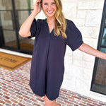Comfy & Classy Navy Mini Dress-510 Mini-JODIFL-July & June Women's Fashion Boutique Located in San Antonio, Texas
