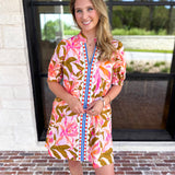 THML - Graceful Bloom Mini Dress-510 Mini-THML-July & June Women's Fashion Boutique Located in San Antonio, Texas