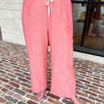 The Alys Pant - Coral-400 Pants-POLOGRAM-July & June Women's Fashion Boutique Located in San Antonio, Texas