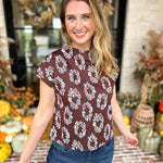 THML - Fall Muse Mock Neck Knit Top-230 Sweaters/Cardis-THML-July & June Women's Fashion Boutique Located in San Antonio, Texas