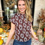 THML - Fall Muse Mock Neck Knit Top-230 Sweaters/Cardis-THML-July & June Women's Fashion Boutique Located in San Antonio, Texas
