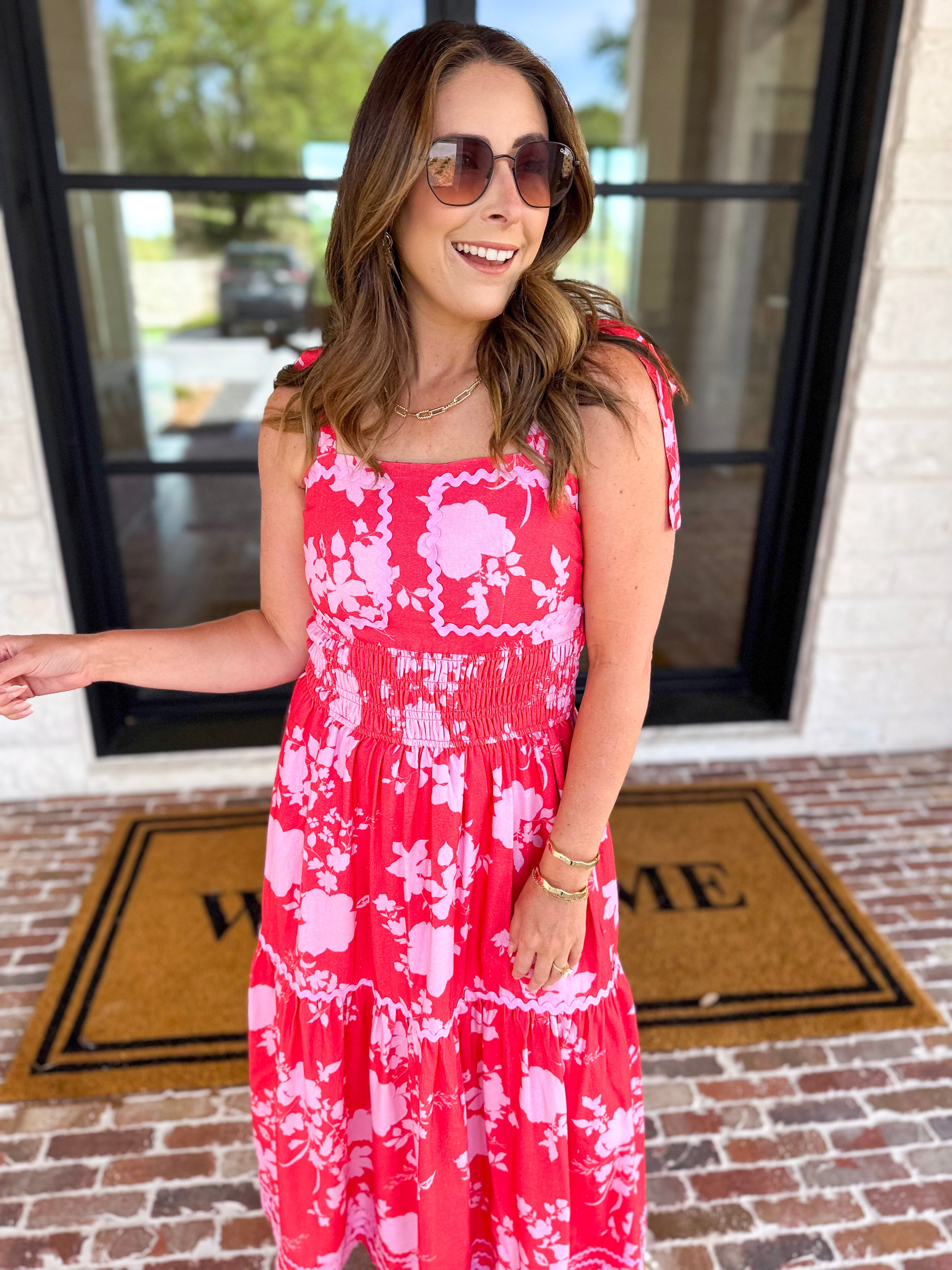 The Colorful in Confidence Midi Dress-500 Midi-FATE-July & June Women's Fashion Boutique Located in San Antonio, Texas