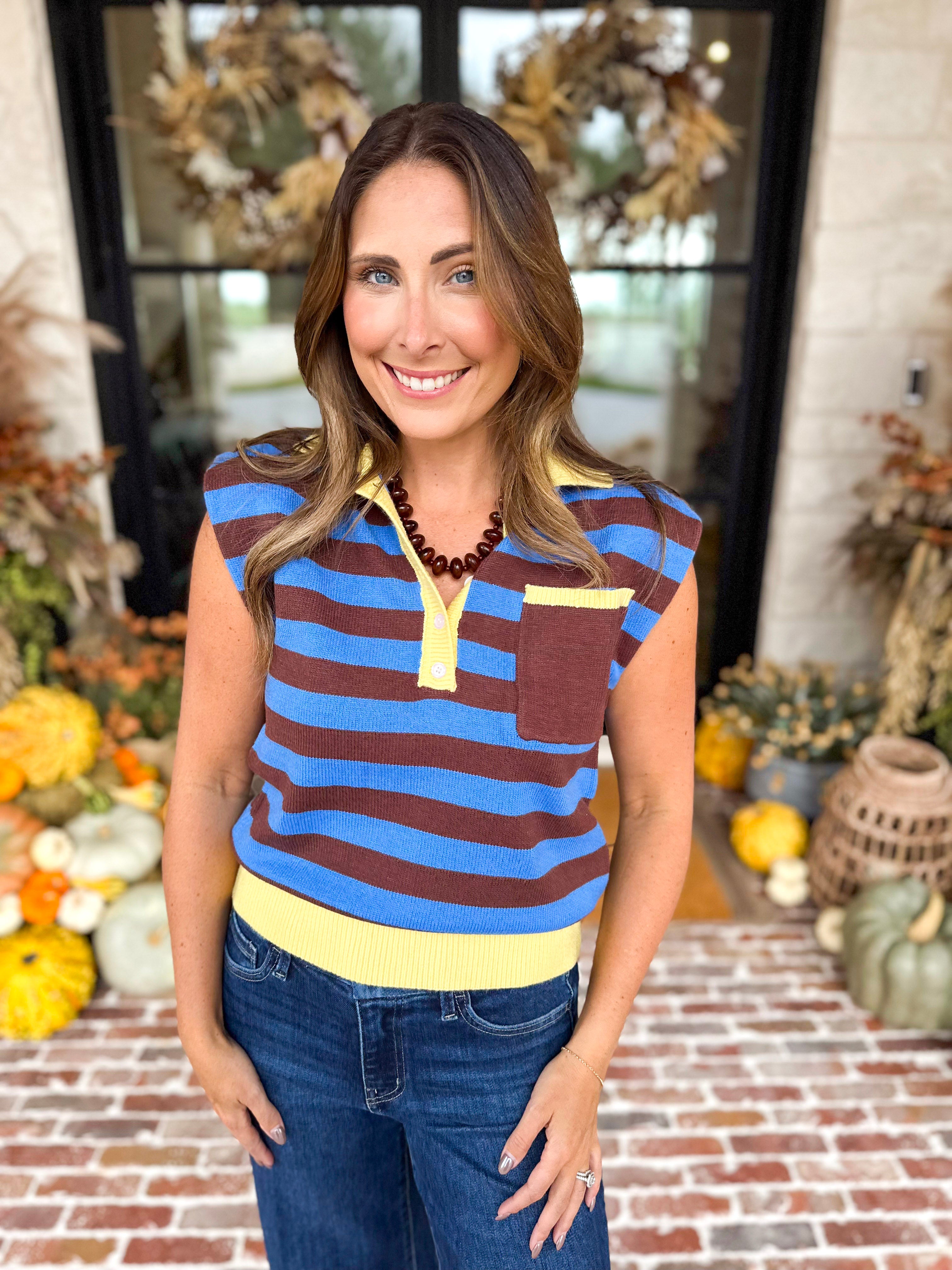THML - The Good Mood Knit Top-230 Sweaters/Cardis-THML-July & June Women's Fashion Boutique Located in San Antonio, Texas