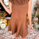 Monroe Suede Flirty Mini Dress-510 Mini-FATE-July & June Women's Fashion Boutique Located in San Antonio, Texas