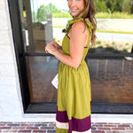 The Romy Midi Dress - Martini Olive-500 Midi-ENTRO-July & June Women's Fashion Boutique Located in San Antonio, Texas