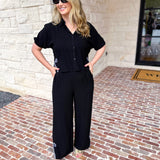 Linen & Gingham Bow Set-500 Midi-ALLIE ROSE-July & June Women's Fashion Boutique Located in San Antonio, Texas