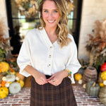 Comfy Oversized Cardigan Top - Cream-230 Sweaters/Cardis-FATE-July & June Women's Fashion Boutique Located in San Antonio, Texas