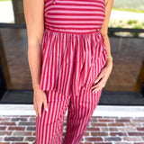 Color Pop Stripe Pant & Cami Set-500 Midi-ENTRO-July & June Women's Fashion Boutique Located in San Antonio, Texas