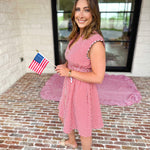THML - Picnic Party Mini Dress-500 Midi-THML-July & June Women's Fashion Boutique Located in San Antonio, Texas