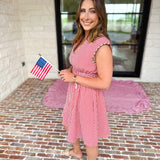 THML - Picnic Party Mini Dress-500 Midi-THML-July & June Women's Fashion Boutique Located in San Antonio, Texas