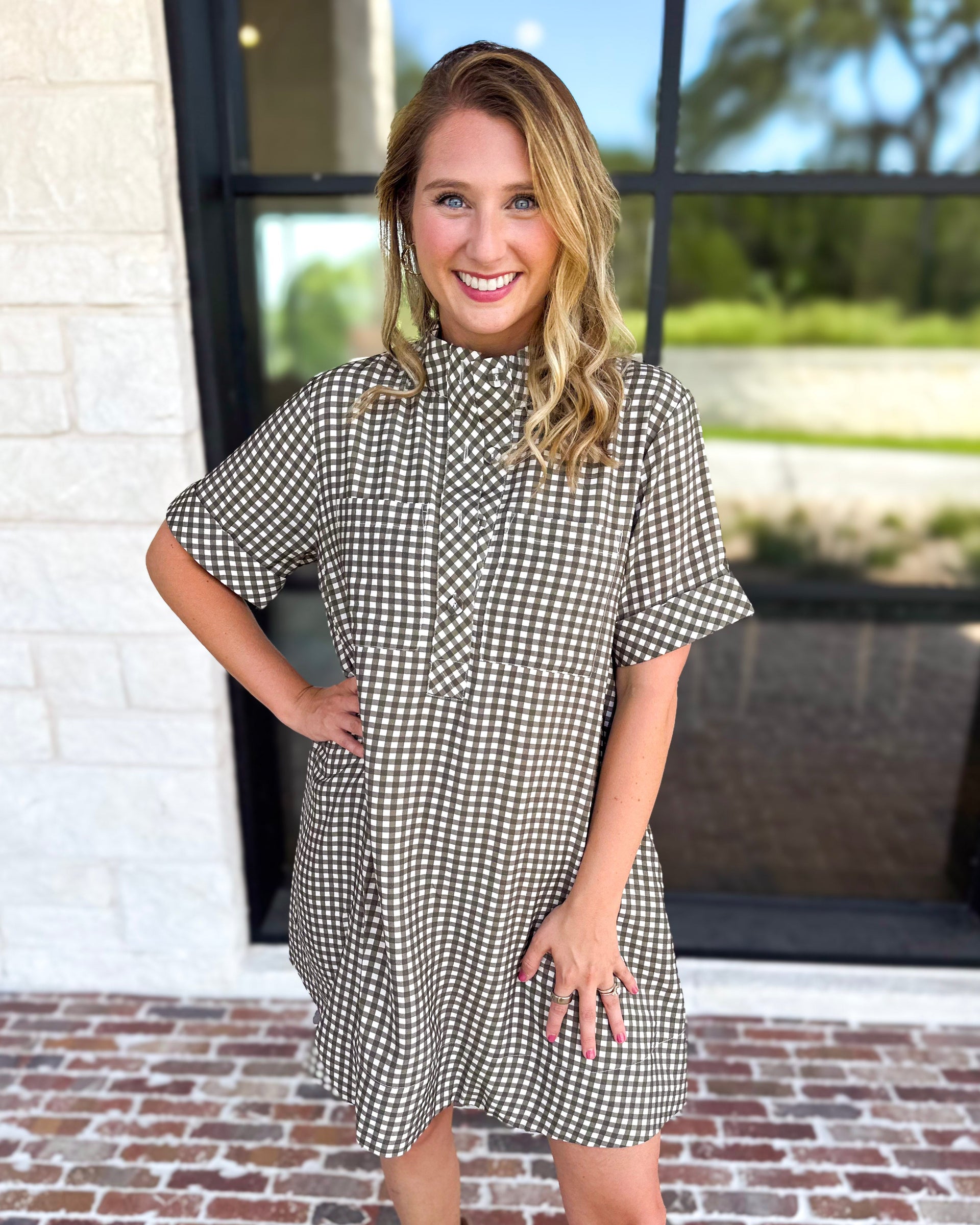 fall gingham dress Amberlyn Maxi Its perfect for a flirty picnic date with your lover or Sunday brunch with your besties Fall Transition Mini Dress -
