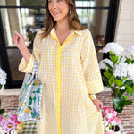 Spring Dreams Midi Dress - Yellow-500 Midi-ENTRO-July & June Women's Fashion Boutique Located in San Antonio, Texas